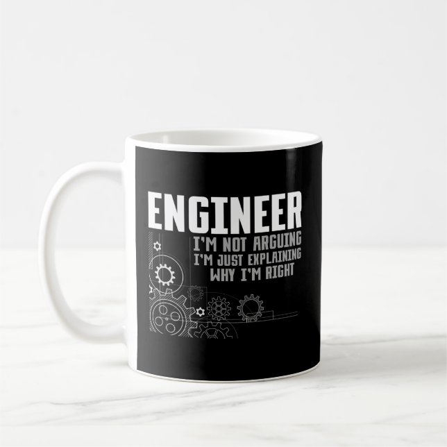 Ziviler Ingenieur für Maschinenbau Kaffeetasse (Links)