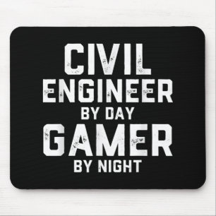 Ziviler Ingenieur für TagesGamer nach Nachtingenie Mousepad