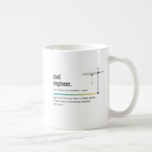 Ziviler Ingenieur Kaffeetasse