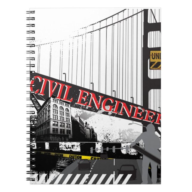 Ziviler Ingenieur Notizblock (Vorderseite)