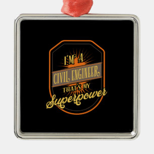 Ziviler Ingenieur Ornament Aus Metall