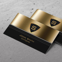 Ziviler Ingenieur Royal Gold Shield Monogram