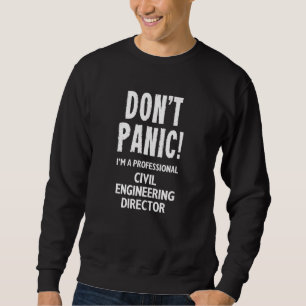 Ziviler Ingenieurdirektor Sweatshirt