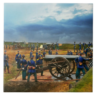 Ziviler Krieg - Artillerieeinheit 1861 Fliese