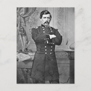 ZIVILER Krieg der USA: General McClellan Postkarte