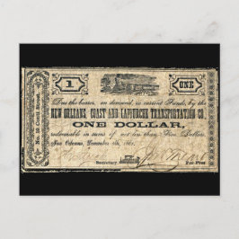 Ziviler Krieg Drehbuch New Orleans Küste Antiquitä Postkarte