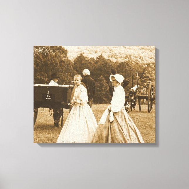 Ziviler Krieg - Druck auf die Leinwand (Vorderseite)