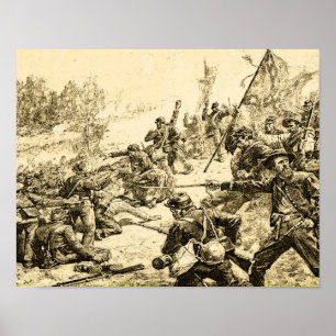Ziviler Krieg gegen die amerikanische Geschichte Poster