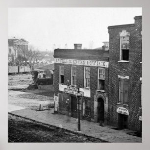 Ziviler Krieg in Atlanta, 1864 Poster