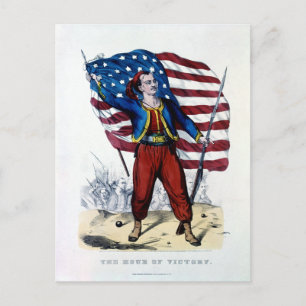 Ziviler Krieg New York Zouaves Postkarte