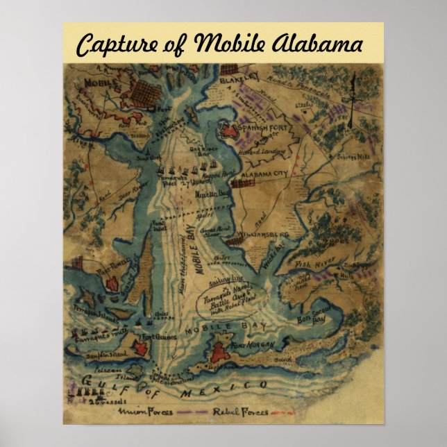 Ziviler Krieg - Vereinnahmung von Mobile Alabama - Poster (Vorne)