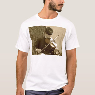 Ziviler Kriegs-Geigen-Spieler T-Shirt