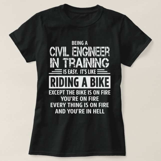 Ziviler Schulungsingenieur T-Shirt (Design vorne)