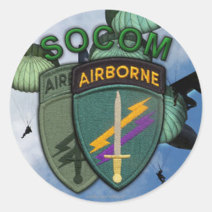 Ziviles WTI socom Angelegenheiten des Befehls der Runder Aufkleber