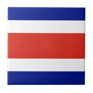 Zivilflagge Costa Ricas Fliese