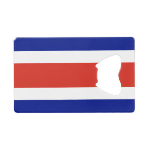 Zivilflagge Costa Ricas Geldbeutel Flaschenöffner