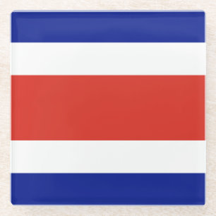 Zivilflagge Costa Ricas Glasuntersetzer