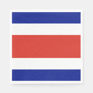 Zivilflagge Costa Ricas Serviette