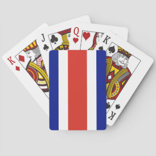 Zivilflagge Costa Ricas Spielkarten