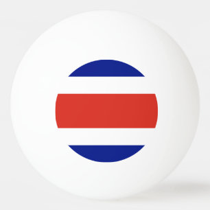 Zivilflagge Costa Ricas Tischtennisball