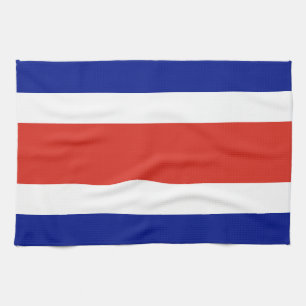 Zivilflagge von Costa Rica Geschirrtuch