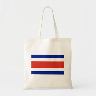 Zivilflagge von Costa Rica Tragetasche