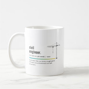 Zivilingenieur Definition Personalisiert Kaffeetasse