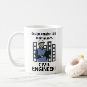 Zivilingenieur Konstruktion Bauingenieur Kaffeetasse