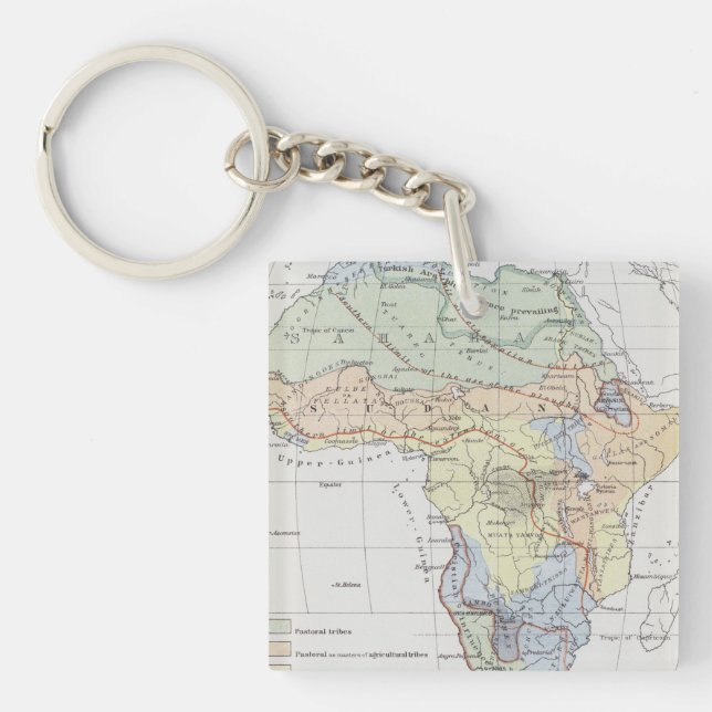 Zivilisationen von Afrika Schlüsselanhänger (Vorderseite)