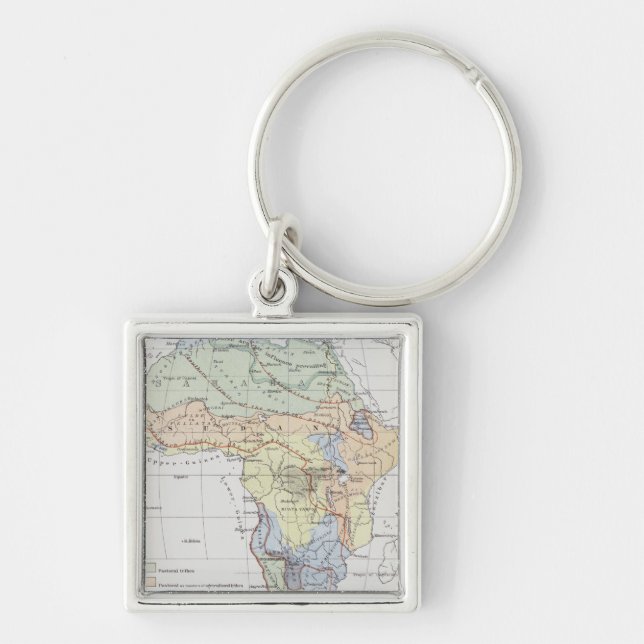 Zivilisationen von Afrika Schlüsselanhänger (Vorne)
