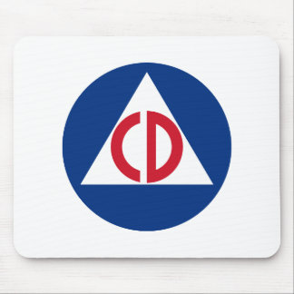 Zivilverteidigung-Mauspad Mousepad