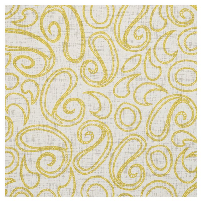 Ziya Creme gelb Stoff (Muster)
