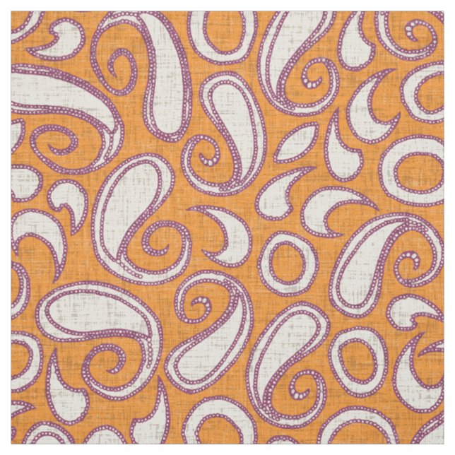 Ziya Mandarine Damson Stoff (Muster)
