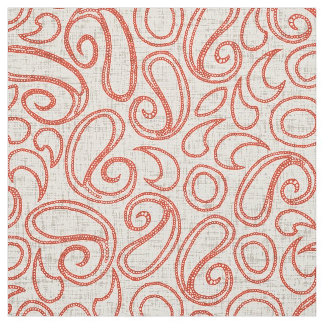 Ziya-Orange Stoff (Muster)