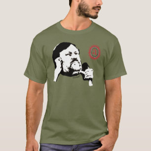 Zizek und der Objet Petit a Holzschnitt T-Shirt