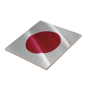 zJP002 japanisch schwänzend FLAG Japan, Fliese