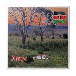 zKE003 KENIA, Panorama, Afrika, Fliese