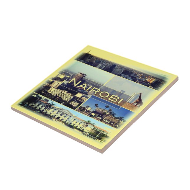 zKE026 NAIROBI, Kenia, Afrika, Fliese (Seite)