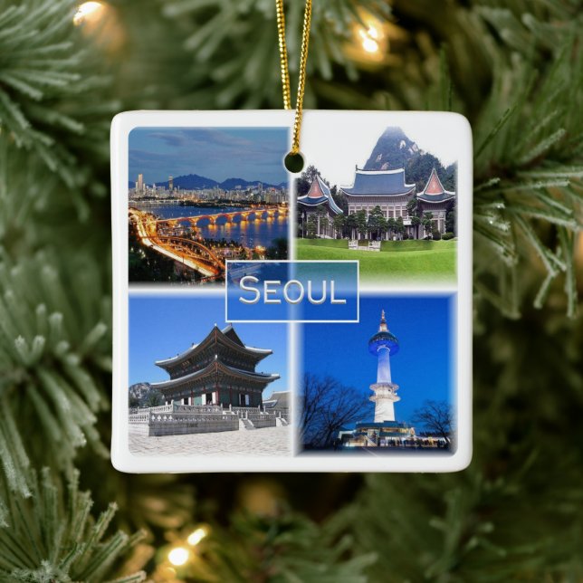 zKR003 SEOUL, Südkorea ROK, Asien, Keramikornament (Baum)