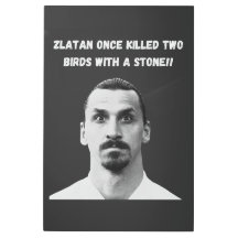 Zlatan Ibrahimović Iconic-Wanddruck
