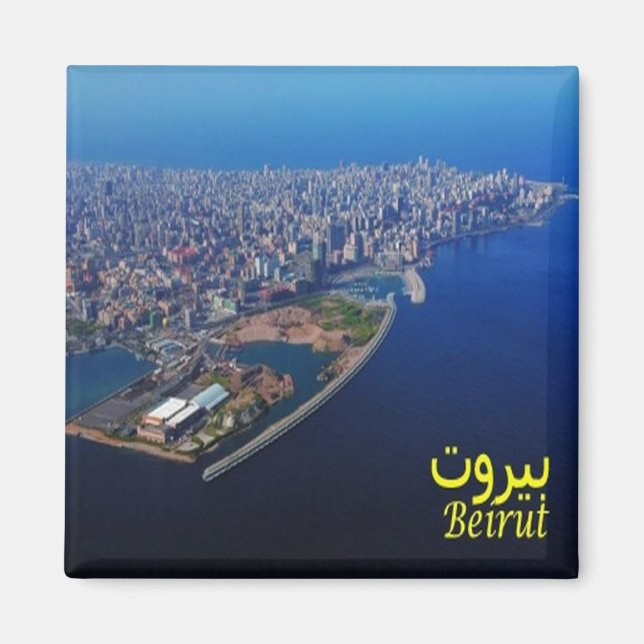 zLB010 BEIRUT Stadt, Libanon, Asien, Kühlschrank Magnet (Vorne)
