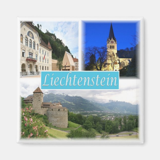 zLI003 VADUZ Liechtenstein, Kühlschrank Magnet (Vorne)