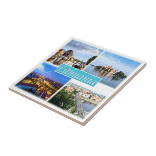 zLT003 LITAUEN, Fliese