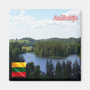 zLT010 AUKŠTAITIJA , Litauen, Europa, Kühlschrank Magnet