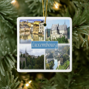 zLU003 LUXEMBURG, Keramikornament