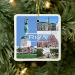 zLV004 RIGA, Republika Lettland, Europa, Keramikornament<br><div class="desc">Hier finden Sie das Andenken Ihres Urlaubs. Diese Kategorie enthält Keramik Ornament von vielen Orten in Europa. (zLV004 RIGA, Republika von Lettland, Europa, Keramik Ornament). Erleben Sie Freunde und Verwandte mit den einzigartigen Souvenirs von Ihrer großartigen Reise. Probier uns! #LeoPepeDesign - Freiheitsdenkmal, Stadtrat Gebäude līvu Platz, das Haus der schwarzen...</div>