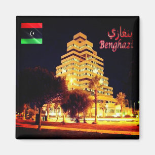 zLY004 BENGHAZI, Libyen, Afrika, Kühlschrank Magnet