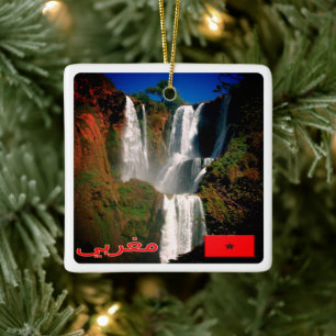 zMA006 MOROCCO, d'Ouzoud Falls, Afrika, Keramikornament