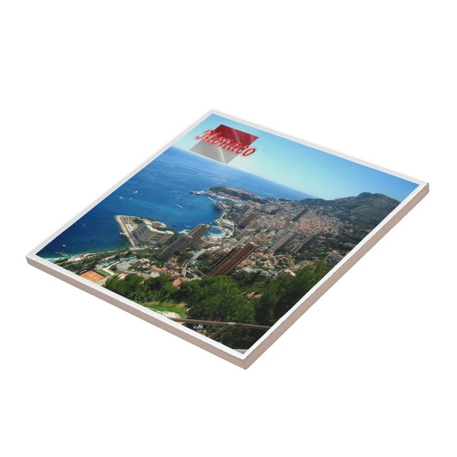 ZMC010 PRINZIPALITÄT VON MONACO, Ansicht Fliese (Seite)
