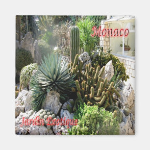 zMC046 EXOTIC GARDEN, Monaco, Kühlschrank Magnet